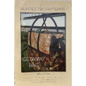 Aunties  Two Patterns - Getaway Bag